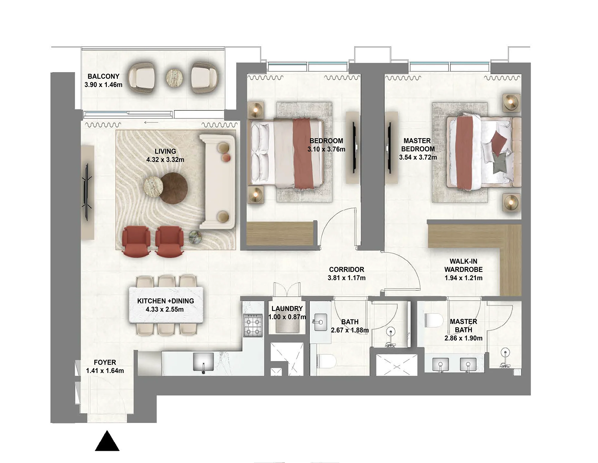 2 Bedroom
